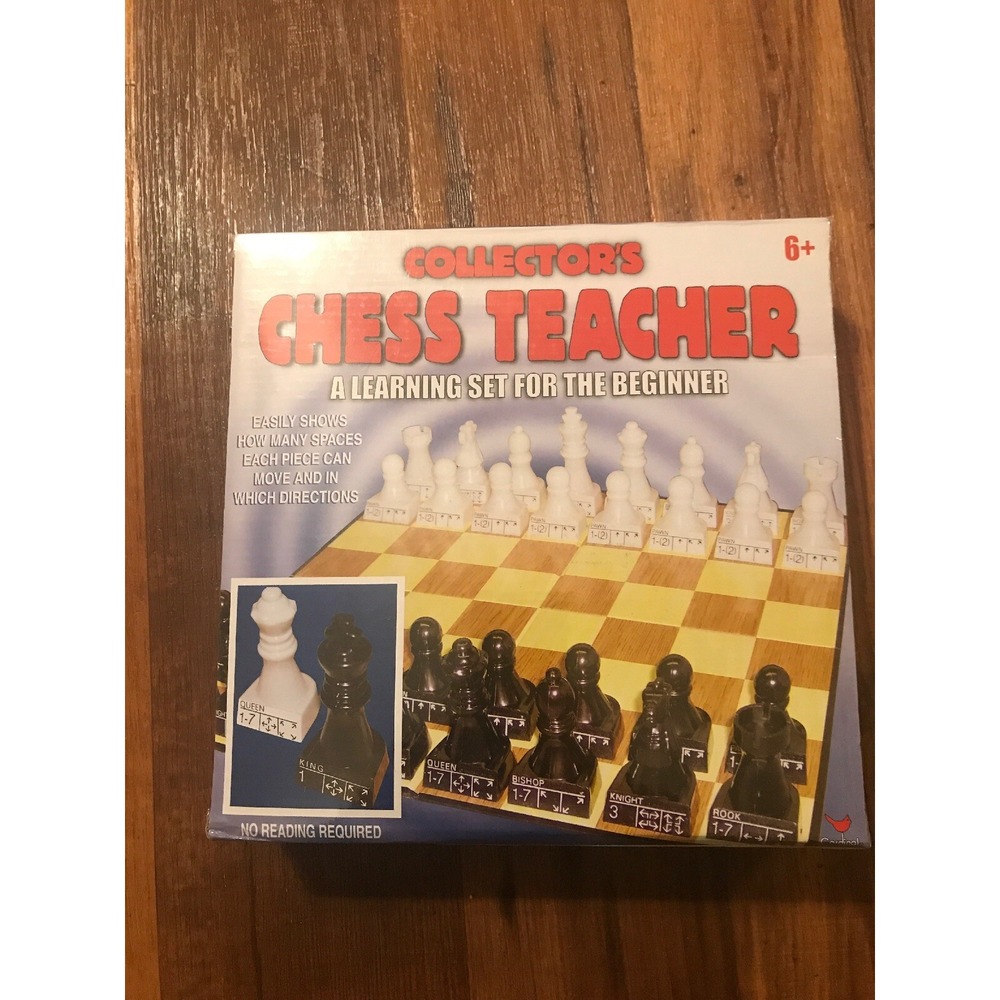 Cardinal Collector's Chess Teacher Learning Set for Beginners Kids Board Game